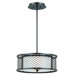 Chainlink 3 Light Drum Foyer Pendant