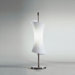 Twister 20" Table Lamp in White