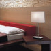 Tecla 14.5" Table Lamp in Matte Nickel