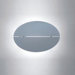 Oval Contemporary Wall Sconce Light with Horizontal Gap