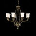 Toledo Traditional Chandelier in Aged Bronze
