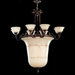 Vidra Chandelier in Rustic Bronze