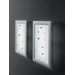 All Stars Wall Sconce with White Glass in White