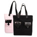Pink Ribbon Canvas Tote