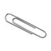 Paper Clip, Jumbo, Silver