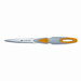 Manual Letter Opener, Titanium Bonded Steel Blade, 9" Long, Gray/Yellow                                                      