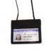 Id Badge Holder with Convention Neck Pouch, Horizontal, 4W X 2 1/4H, 12/Box
