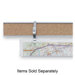 Map Rail, 2"x8', Satin Aluminum