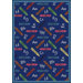 Educational Crayons Kids Rug