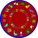 Educational ABC Animals Kids Rug