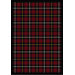 Whimsy Bit O' Scotch Lumberjack Red Rug