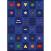 Educational Button Button Kids Rug