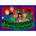 Educational Welcome to Our Preschool Kids Mat