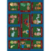 Educational Signs on the Farm Kids Rug