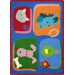 Kid Essentials My Favorite Animals Kids Rug