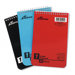 Wirebound Pocket Memo Book, Narrow Rule, 4 X 6, 40-Sheet, 3/Pack