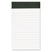 Evidence Perf Top, Narrow Rule, 3 X 5, We, 50-Sheet Pads/Pack, 12/Pack