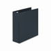 Economy Round Ring Reference Binder, 3" Capacity, Black                                                                      