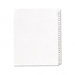 Allstate-Style Legal Side Tab Dividers, 25-Tab, 51-75, Letter, Set of 25