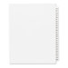 Index Dividers, 776-800, Side Tab, 8-1/2"x11", 25/Set, WE