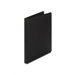 Economy Round Ring Reference Binder, 1/2" Capacity, Black