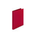 Economy Round Ring Reference Binder, 1/2" Capacity, Red