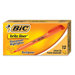 Highlighter w/ Pocket Clip, Chisel Point, Nontoxic, 12-Pack, Orange