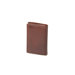 Hand Stained Italian Leather Trifold Wallet with Wing