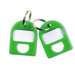 0.75 x 1 Replacement Key Tags, 3/4 X 1, Plastic (8/Pack)