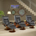 Oslo 54 Home Theater Recliner (Set of 3)
