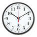 Atomic Slimline Contemporary Clock