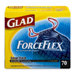Trash Bags, Stretchable, 30 Gallon, 1.05 mil, 70/BX, Black