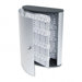 Locking Key Cabinet, 72-Key, Brushed Aluminum, 11 3/4 X 4 5/8 X 15 3/4