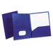 Oxford Twin-Pocket Polypropylene Portfolio
