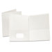 Oxford Twin-Pocket Portfolio, Embossed Leather Grain Paper, 25/Box