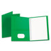 Oxford Paper Twin-Pocket Portfolio, Tang Clip, Letter, 1/2" Capacity, 25/Box