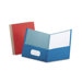 Earthwise By Oxford Earthwise 100% Recycled Paper Twin-Pocket Portfolio, 25/Box