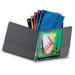Zipper Binder Pockets, 3-Hole Punch, 10-1/2"x7-1/2", Assorted