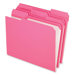 Two-Ply Reinforced File Folders, 1/3 Cut Top Tab, Letter, 100/Box