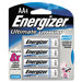 e&sup2; Lithium Batteries, AA, 4/pack                                                                                             
