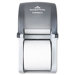 Compact Vertical Double Roll Coreless Tissue Dispenser