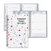 Wirebound Student Weekly Assignment Book, 13 Mos, 5"x8", Dots/Multi, 2013