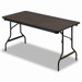 Economy Wood Laminate Folding Table in Walnut