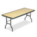 Indestructable Resin Rectangular Folding Table, 72W X 30D X 29H