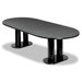 Oval Racetrack Conference Table Top, 120" Wide, Graphite                                                                     