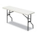 Indestructable Too 1200 Series Resin Folding Table, 60W X 18D X 29H