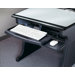 Keyboard Platform with Retractable Mouse Pad in Black