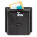 Locking Wall Pocket, 11"x4-1/4"x14", Smoke Gray