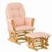 Custom Hoop Glider and Ottoman