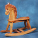 PlayTyme Child's Rocking Horse in Oak